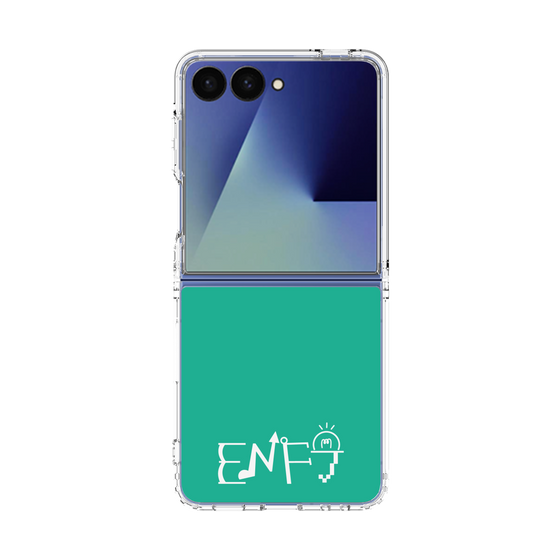クリアケース［ オリジナル - ENFJ 主人公 - アルファベット - グリーン ］