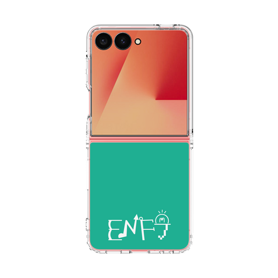 クリアケース［ オリジナル - ENFJ 主人公 - アルファベット - グリーン ］