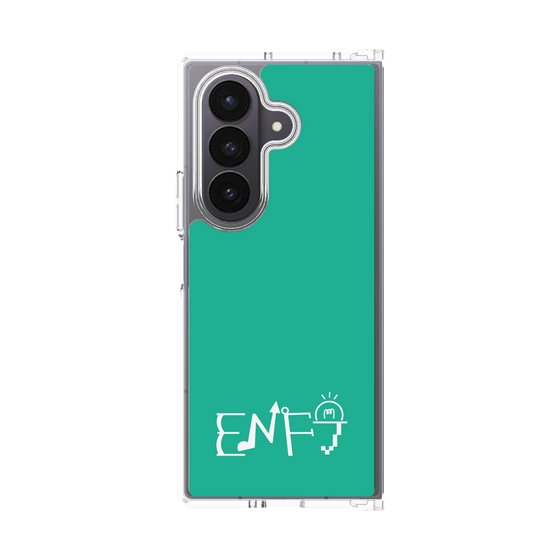 クリアケース［ オリジナル - ENFJ 主人公 - アルファベット - グリーン ］