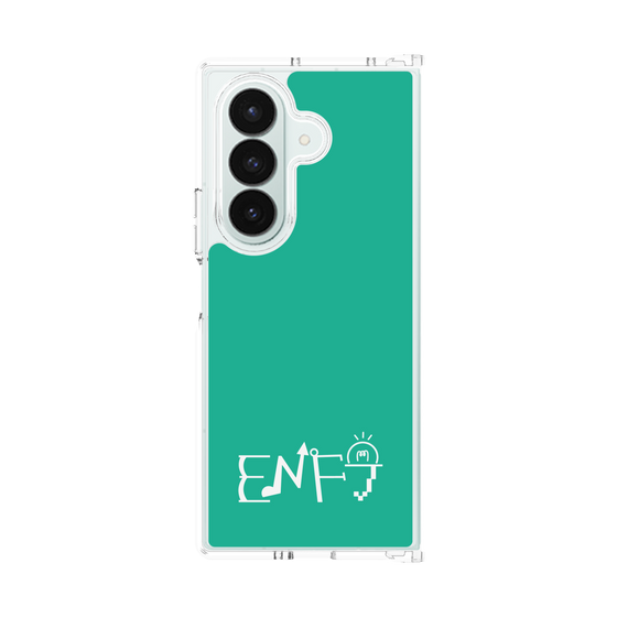クリアケース［ オリジナル - ENFJ 主人公 - アルファベット - グリーン ］
