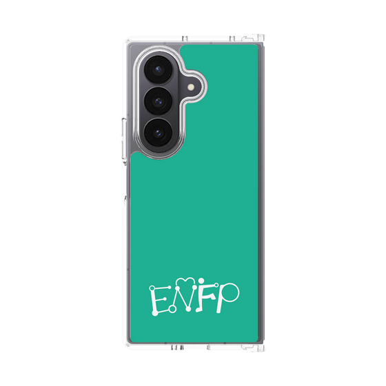 クリアケース［ オリジナル - ENFP 運動家 - アルファベット - グリーン ］