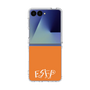 クリアケース［ オリジナル - ESFP エンターテイナー - アルファベット - オレンジ ］