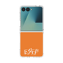 クリアケース［ オリジナル - ESFP エンターテイナー - アルファベット - オレンジ ］