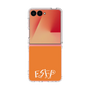 クリアケース［ オリジナル - ESFP エンターテイナー - アルファベット - オレンジ ］