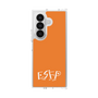 クリアケース［ オリジナル - ESFP エンターテイナー - アルファベット - オレンジ ］