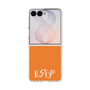クリアケース［ オリジナル - ESFP エンターテイナー - アルファベット - オレンジ ］
