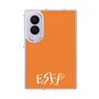 クリアケース［ オリジナル - ESFP エンターテイナー - アルファベット - オレンジ ］