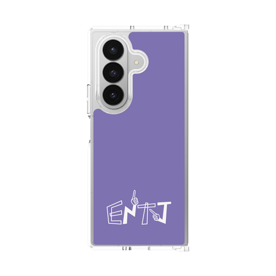 クリアケース［ オリジナル - ENTJ 指揮官 - アルファベット - パープル ］