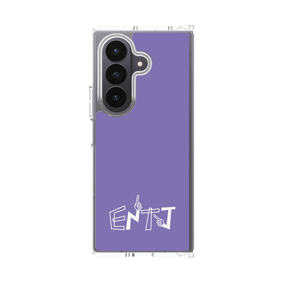 クリアケース［ オリジナル - ENTJ 指揮官 - アルファベット - パープル ］
