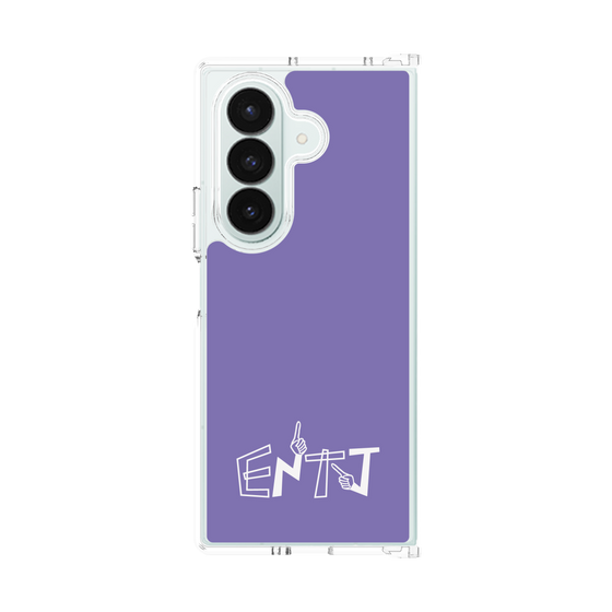 クリアケース［ オリジナル - ENTJ 指揮官 - アルファベット - パープル ］