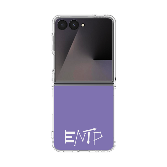 クリアケース［ オリジナル - ENTP 討論者 - アルファベット - パープル ］