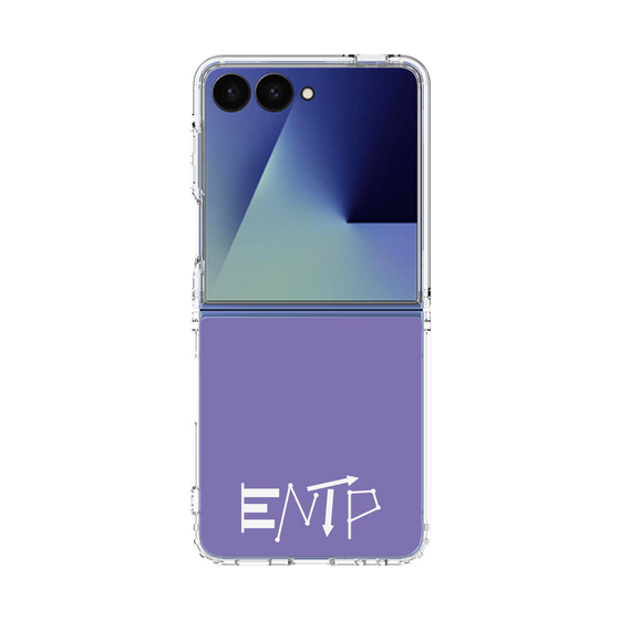 クリアケース［ オリジナル - ENTP 討論者 - アルファベット - パープル ］