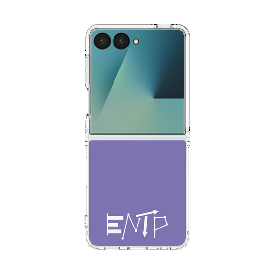 クリアケース［ オリジナル - ENTP 討論者 - アルファベット - パープル ］
