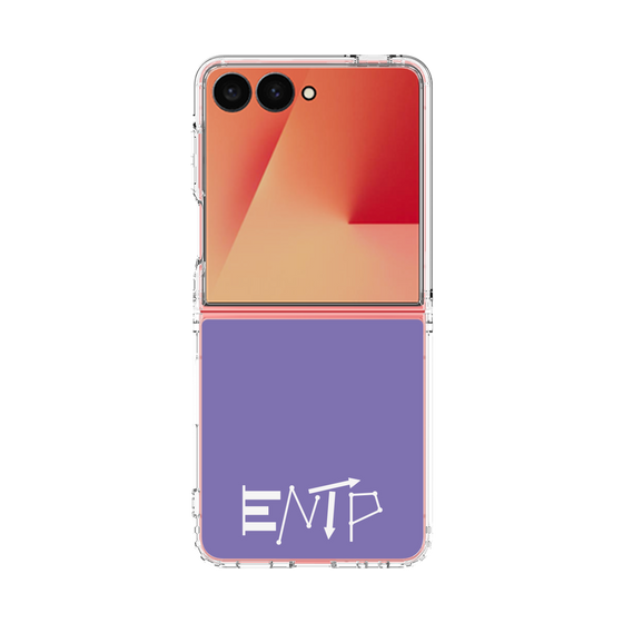 クリアケース［ オリジナル - ENTP 討論者 - アルファベット - パープル ］