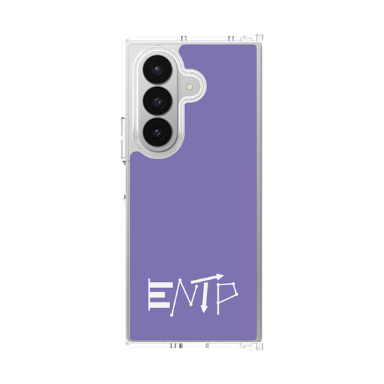 クリアケース［ オリジナル - ENTP 討論者 - アルファベット - パープル ］