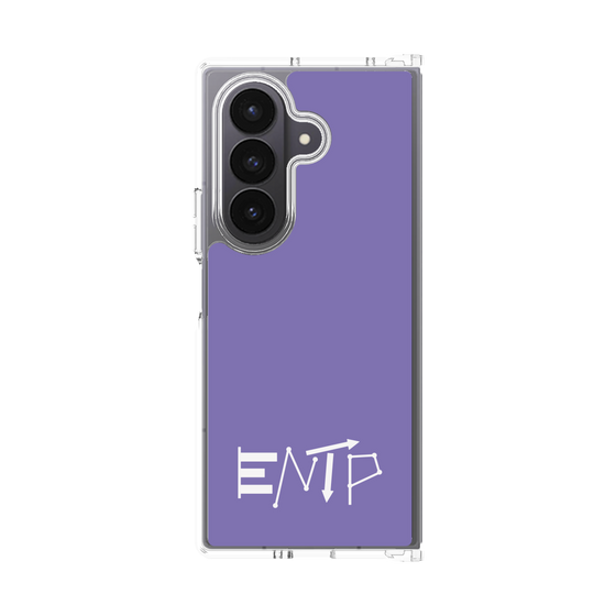クリアケース［ オリジナル - ENTP 討論者 - アルファベット - パープル ］