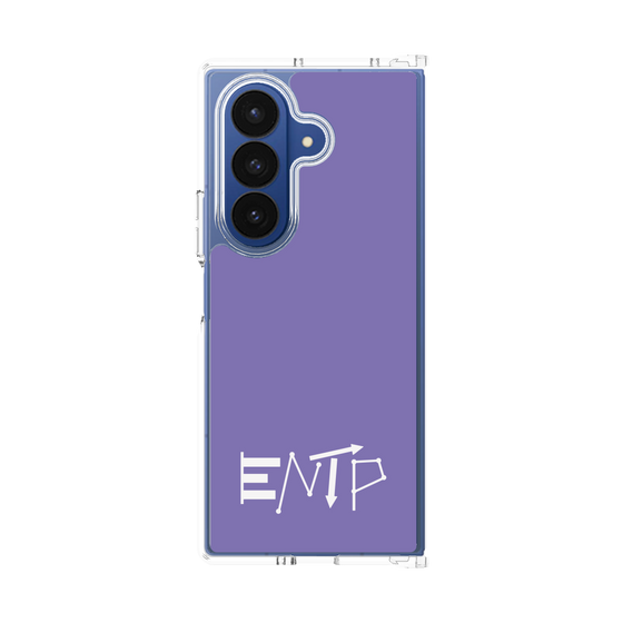 クリアケース［ オリジナル - ENTP 討論者 - アルファベット - パープル ］