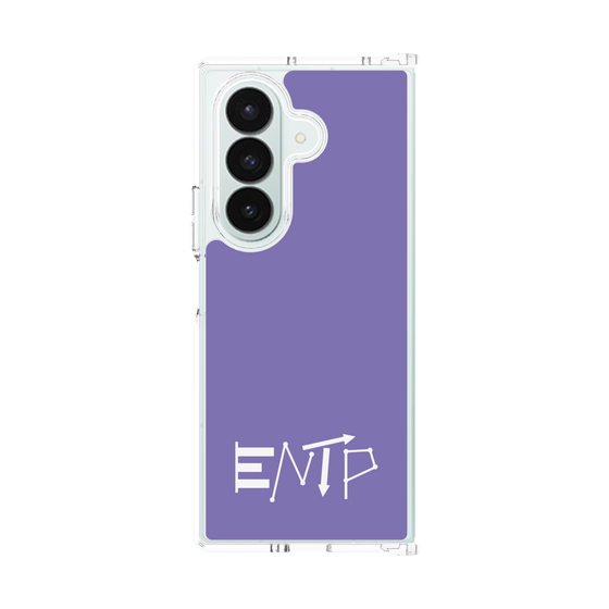 クリアケース［ オリジナル - ENTP 討論者 - アルファベット - パープル ］