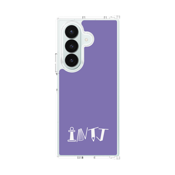 クリアケース［ オリジナル - INTJ 建築家 - アルファベット - パープル ］