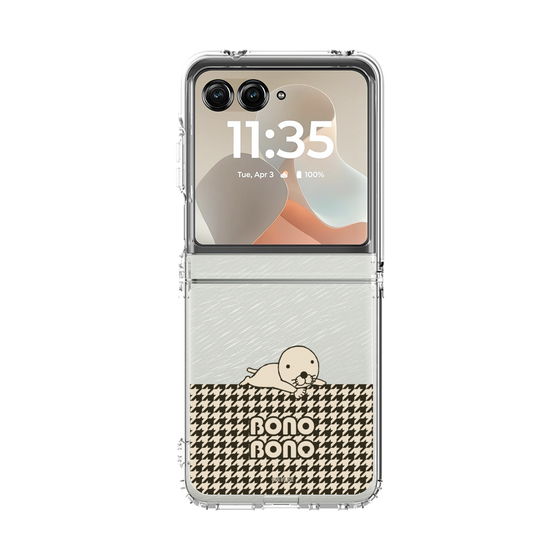 クリアケース［ ぼのぼの - ワントーン - ブラック ］