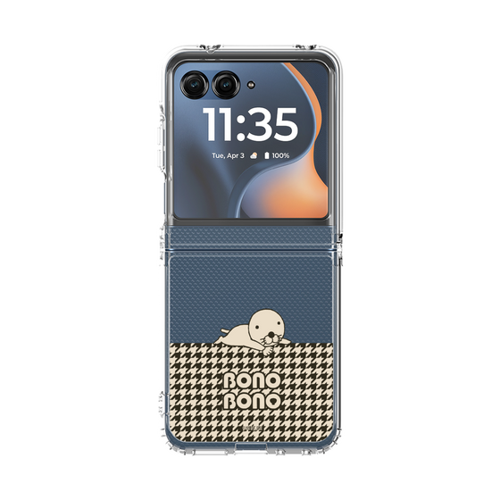 クリアケース［ ぼのぼの - ワントーン - ブラック ］