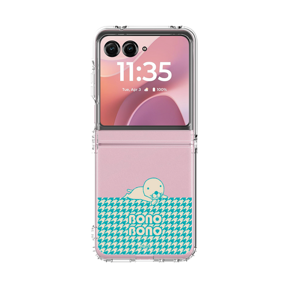 クリアケース［ ぼのぼの - ワントーン - ターコイズブルー ］