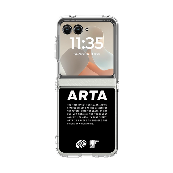 クリアケース［ ARTA - logo - horizontal ］