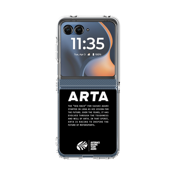 クリアケース［ ARTA - logo - horizontal ］