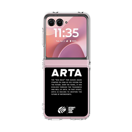 クリアケース［ ARTA - logo - horizontal ］
