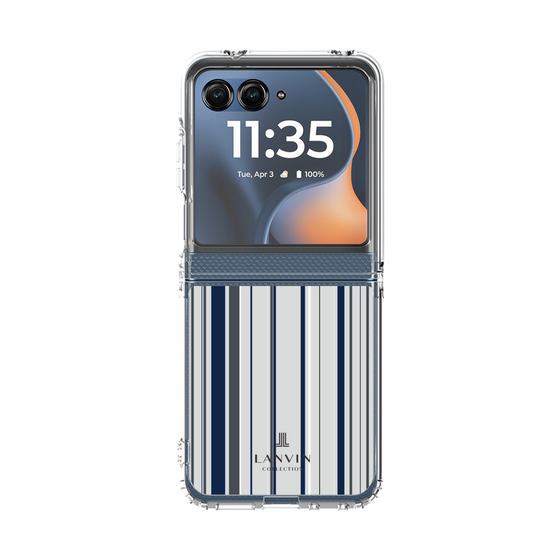 クリアケース［ LANVIN COLLECTION - ストライプ ］