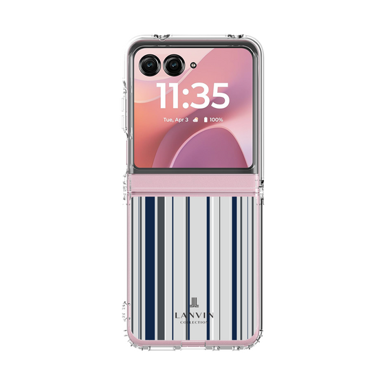 クリアケース［ LANVIN COLLECTION - ストライプ ］