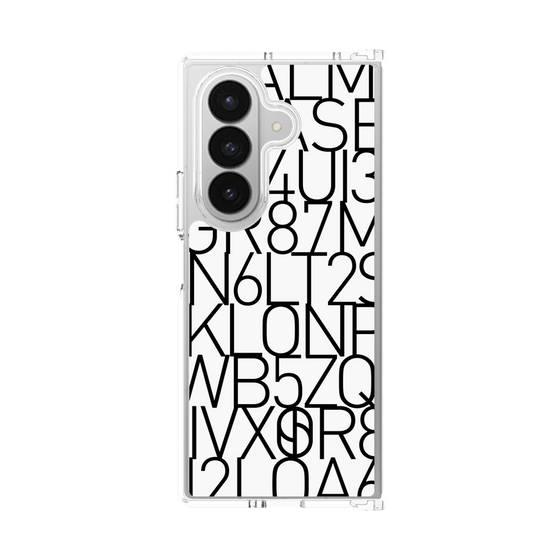 クリアケース［ KLON - シリアルナンバー/A - ホワイト ］