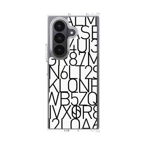 クリアケース［ KLON - シリアルナンバー/A - ホワイト ］