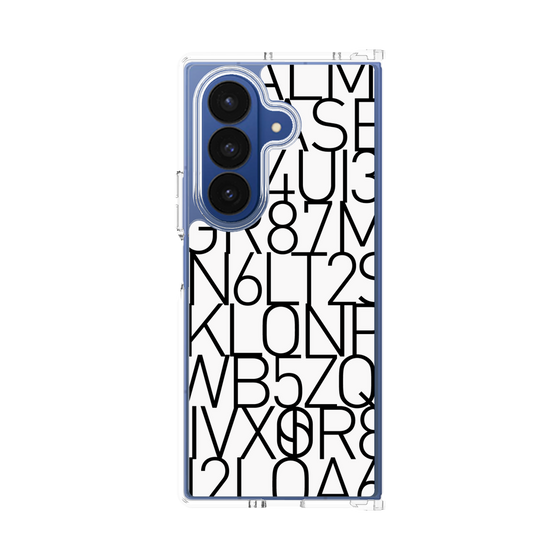 クリアケース［ KLON - シリアルナンバー/A - ホワイト ］