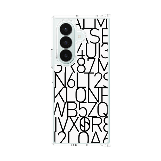 クリアケース［ KLON - シリアルナンバー/A - ホワイト ］