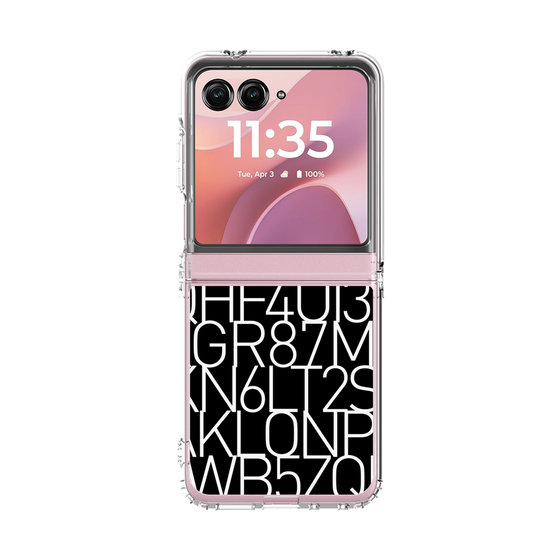 クリアケース［ KLON - シリアルナンバー/A - ブラック ］