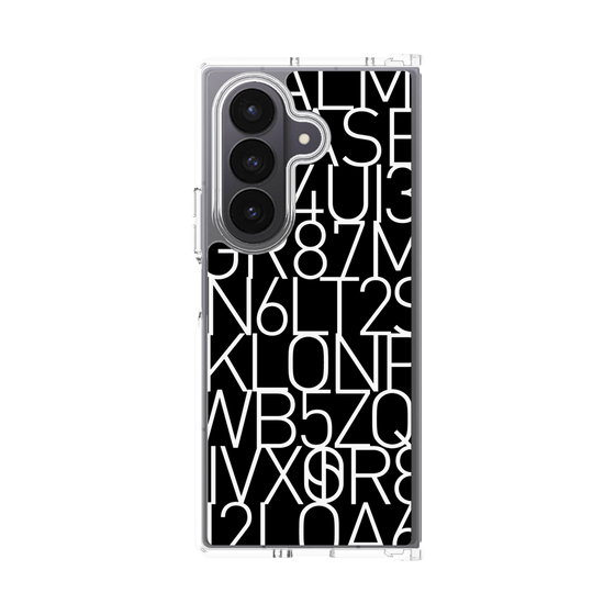 クリアケース［ KLON - シリアルナンバー/A - ブラック ］