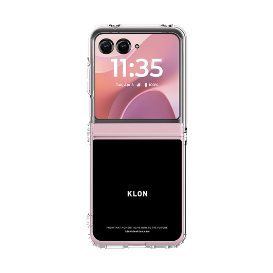 クリアケース［ KLON - ロゴ - ブラック ］