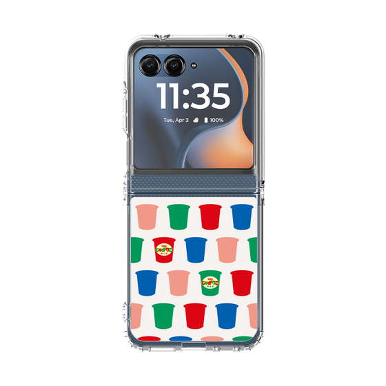 クリアケース［ カルビー - じゃがりこパッケージ - シルエット ］