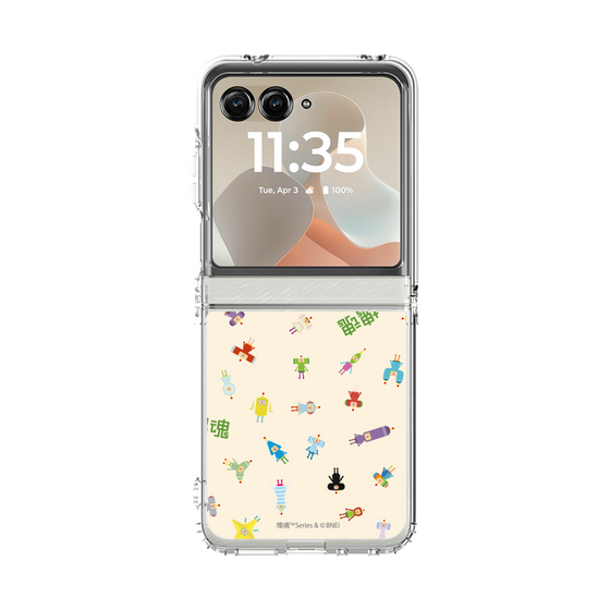 クリアケース［ 塊魂 - 王子とメイツ - ベージュ ］