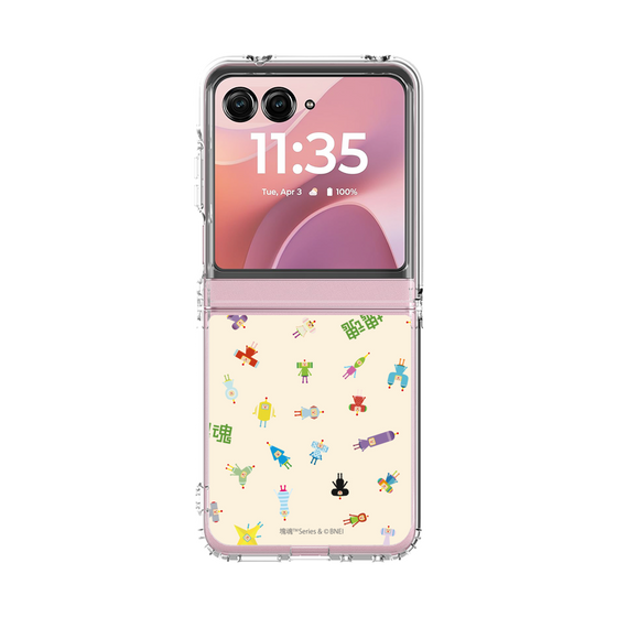 クリアケース［ 塊魂 - 王子とメイツ - ベージュ ］