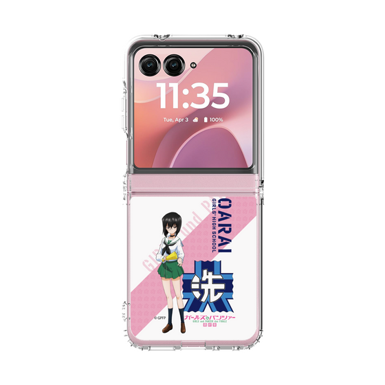 クリアケース［ ガールズ＆パンツァー - 河嶋 桃 ］