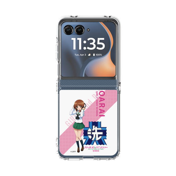 クリアケース［ ガールズ＆パンツァー - 西住 みほ - 丸フォント ］