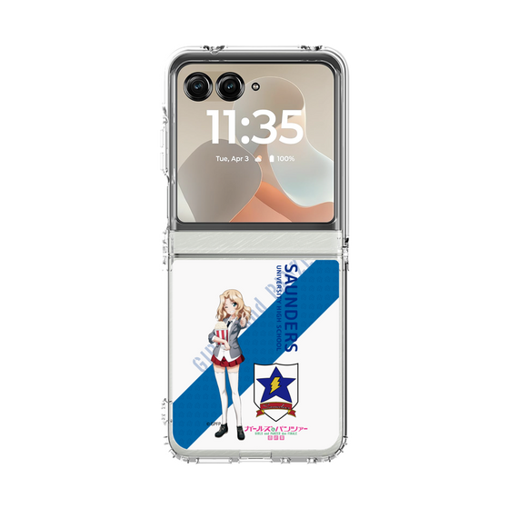 クリアケース［ ガールズ＆パンツァー - ケイ - 丸フォント ］
