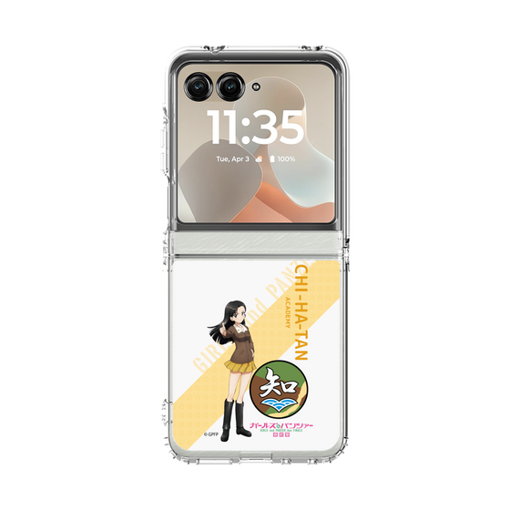 クリアケース［ ガールズ＆パンツァー - 西 絹代 - 丸フォント ］