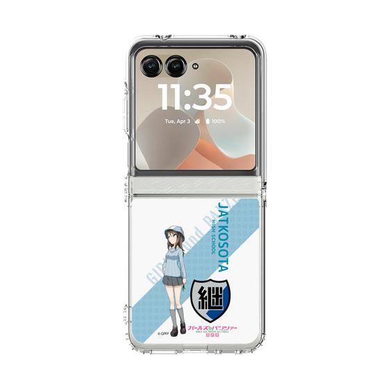 クリアケース［ ガールズ＆パンツァー - ミカ - 丸フォント ］