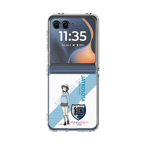 クリアケース［ ガールズ＆パンツァー - ミカ - 丸フォント ］