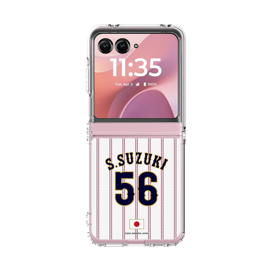クリアケース［ 侍ジャパン - ホーム #56 SUZUKI ］