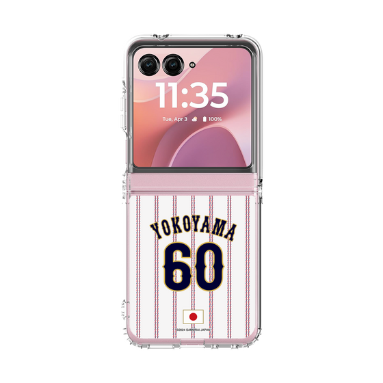 クリアケース［ 侍ジャパン - ホーム #60 YOKOYAMA ］