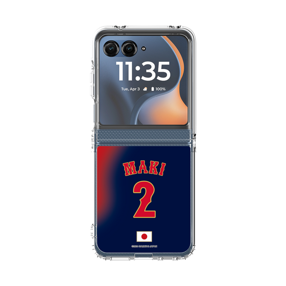 クリアケース［ 侍ジャパン - ビジター #2 MAKI ］